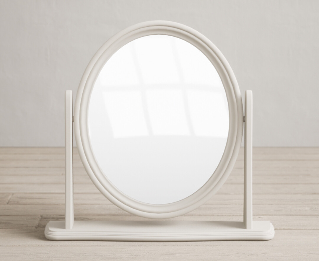 Chateau Soft White Painted Dressing Table Mirror