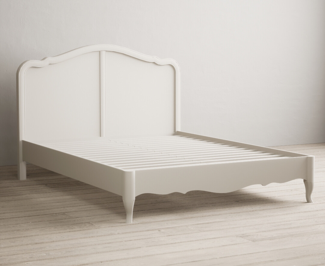 Product photograph of Chateau Soft White Painted Super King Size Bed from Oak Furniture Superstore