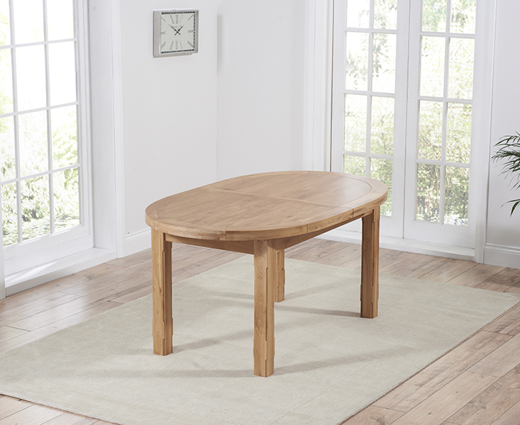 Photo 4 of Extending caversham oak oval dining table
