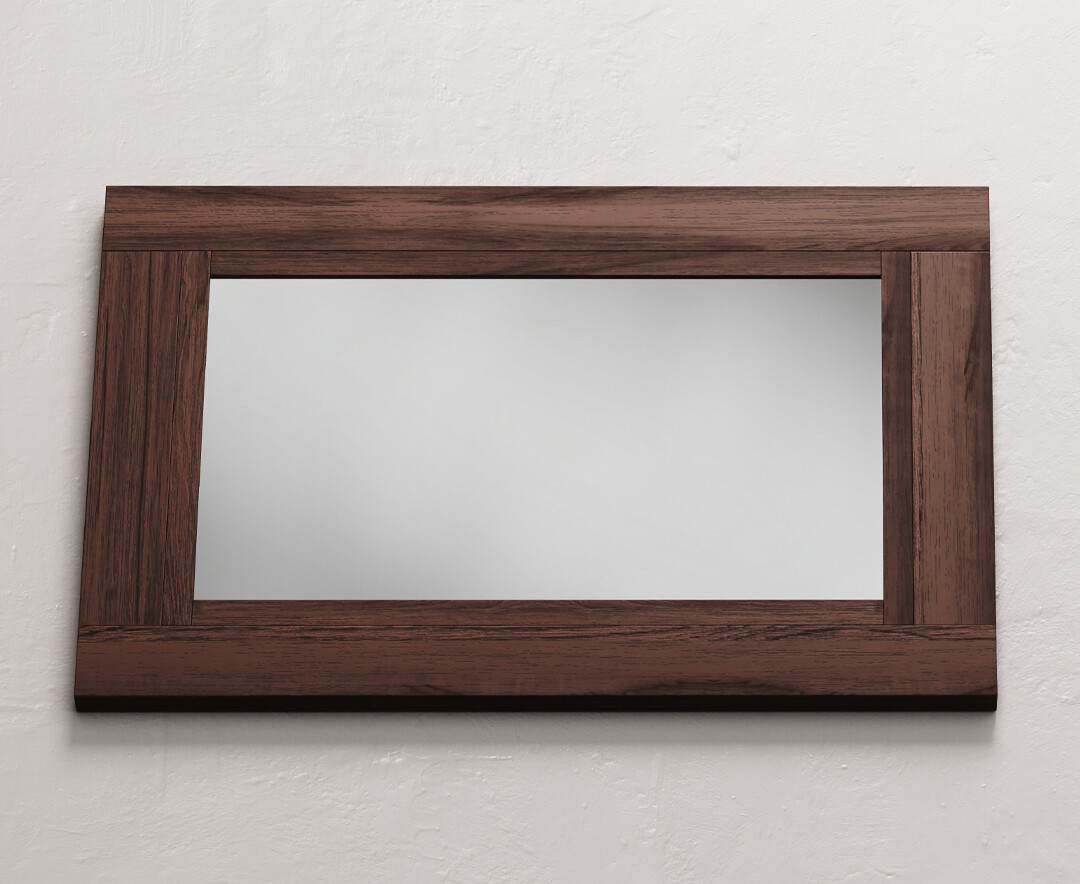 Photo 1 of Dakota dark acacia wall mirror