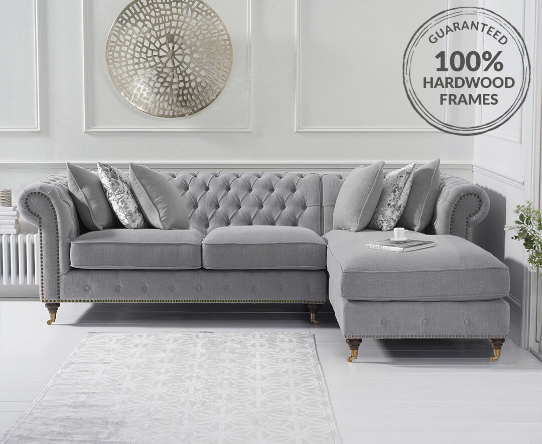 Chesterfield chaise sales sofa