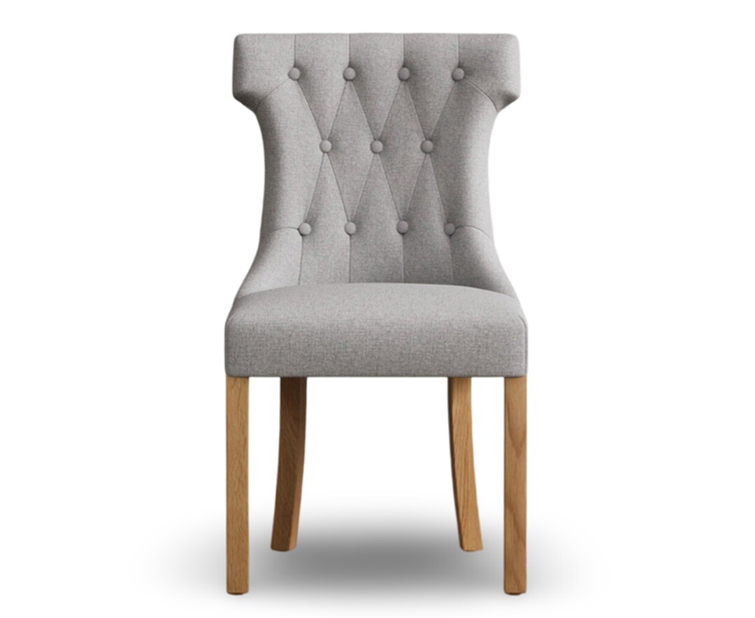 Product photograph of Grey Clara Chairs from Oak Furniture Superstore