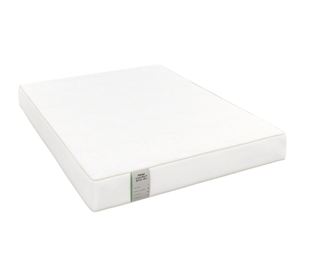 Product photograph of Sleep Comfort Eco20 King Size Mattress from Oak Furniture Superstore