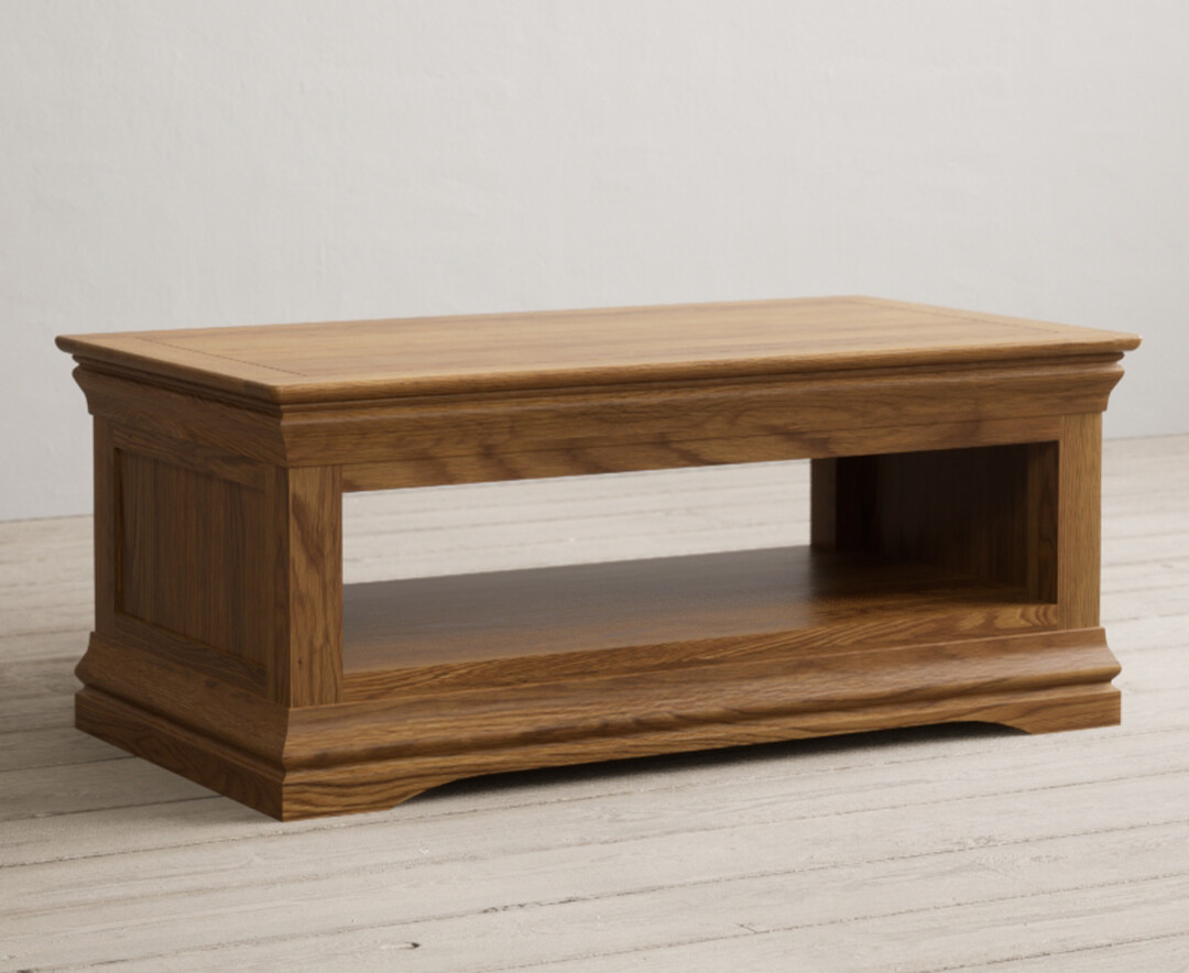 Photo 1 of Burford rustic solid oak coffee table