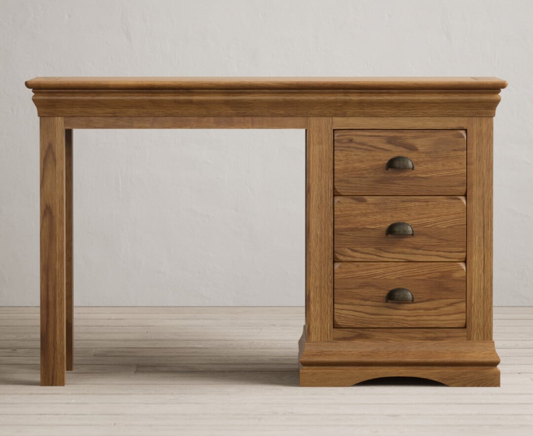 Burford Rustic Solid Oak Dressing Table