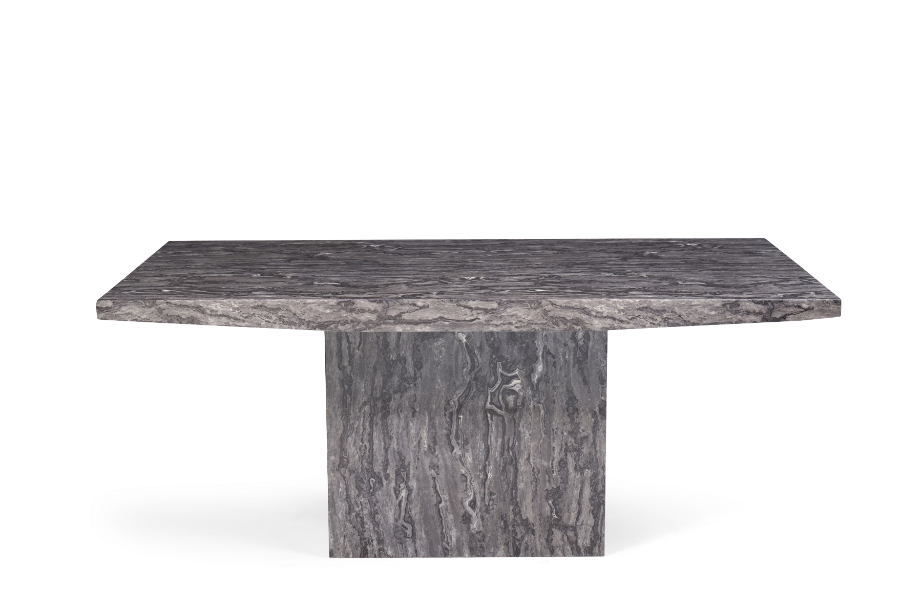 Photo 3 of Crema 180cm grey marble dining table