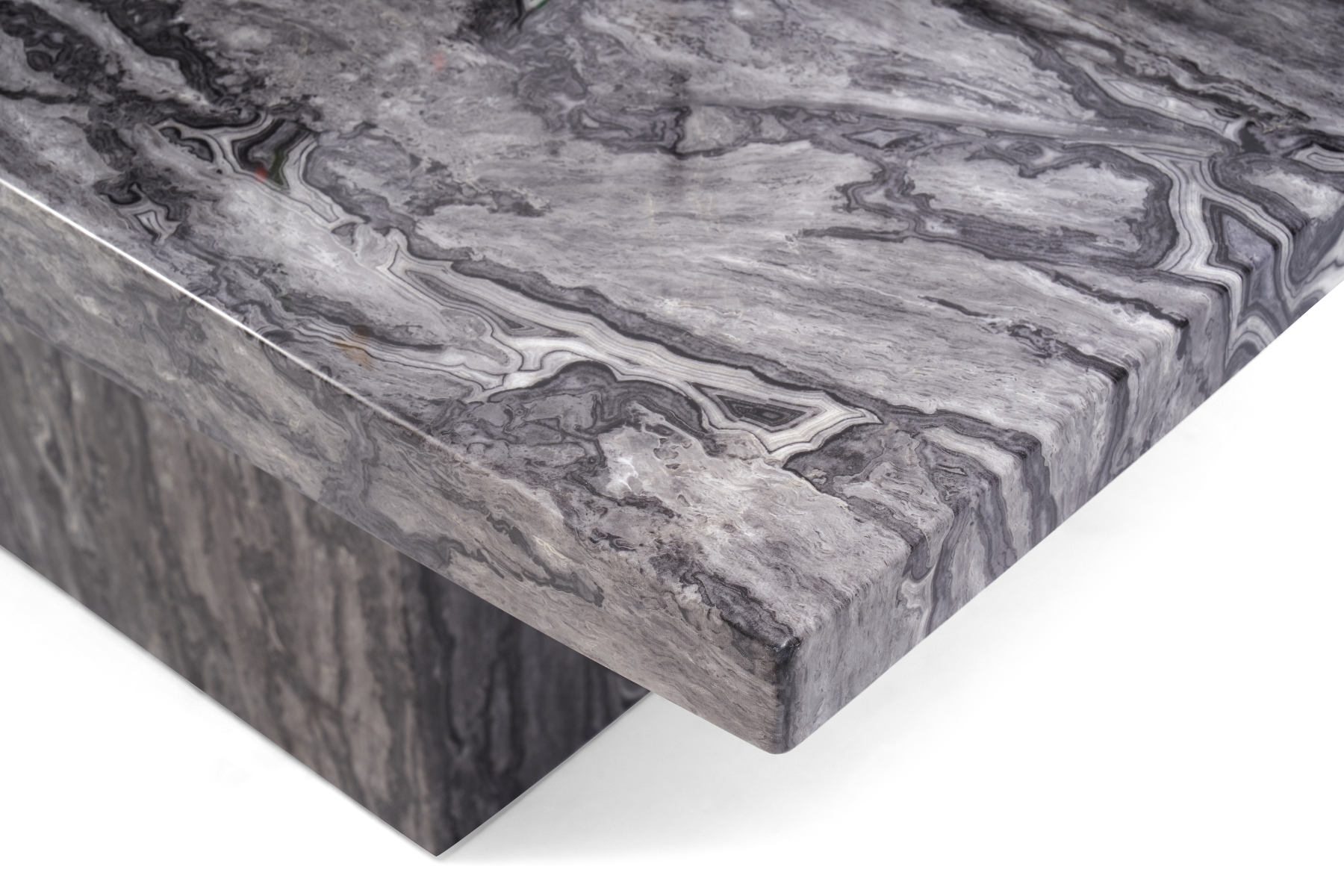 Photo 5 of Crema 180cm grey marble dining table