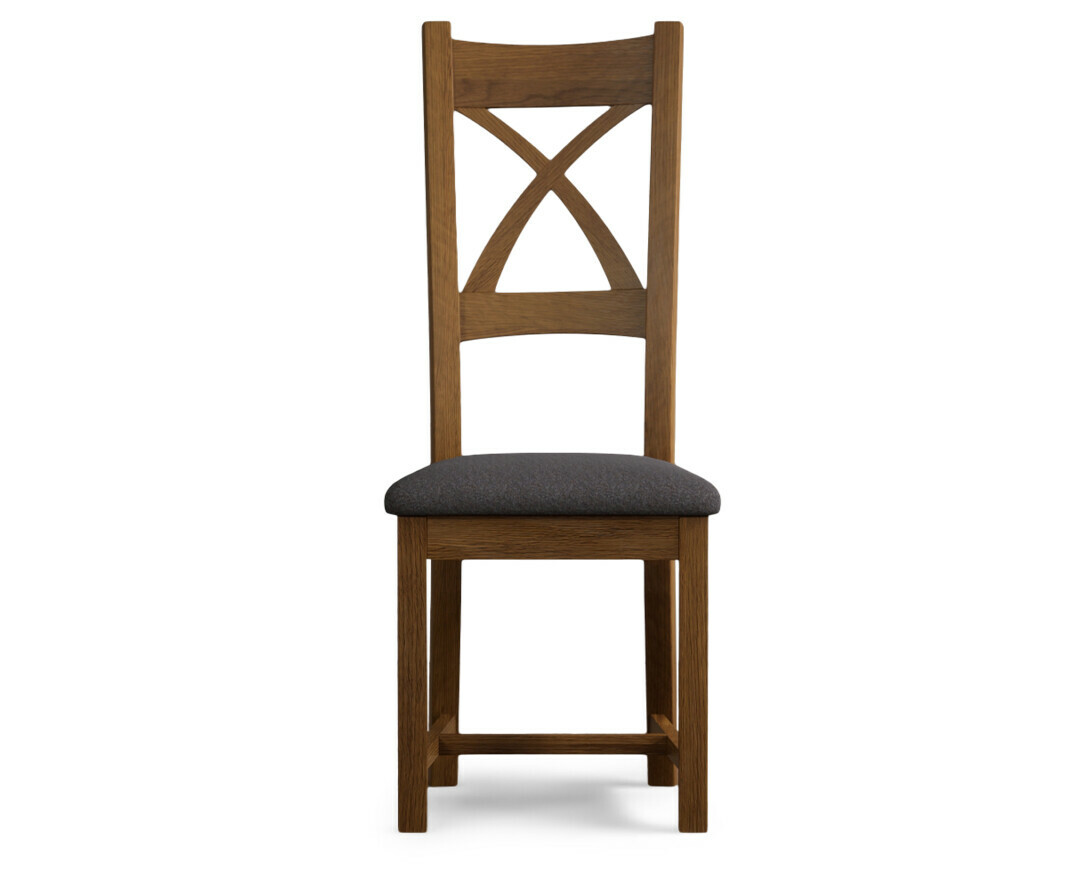 Product photograph of Brown Rustic Solid Oak Chairs from Oak Furniture Superstore