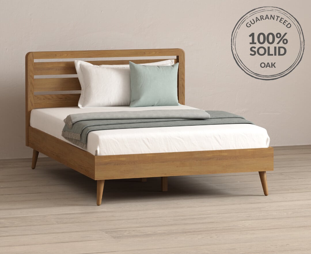 Rosa Solid Oak Double Bed