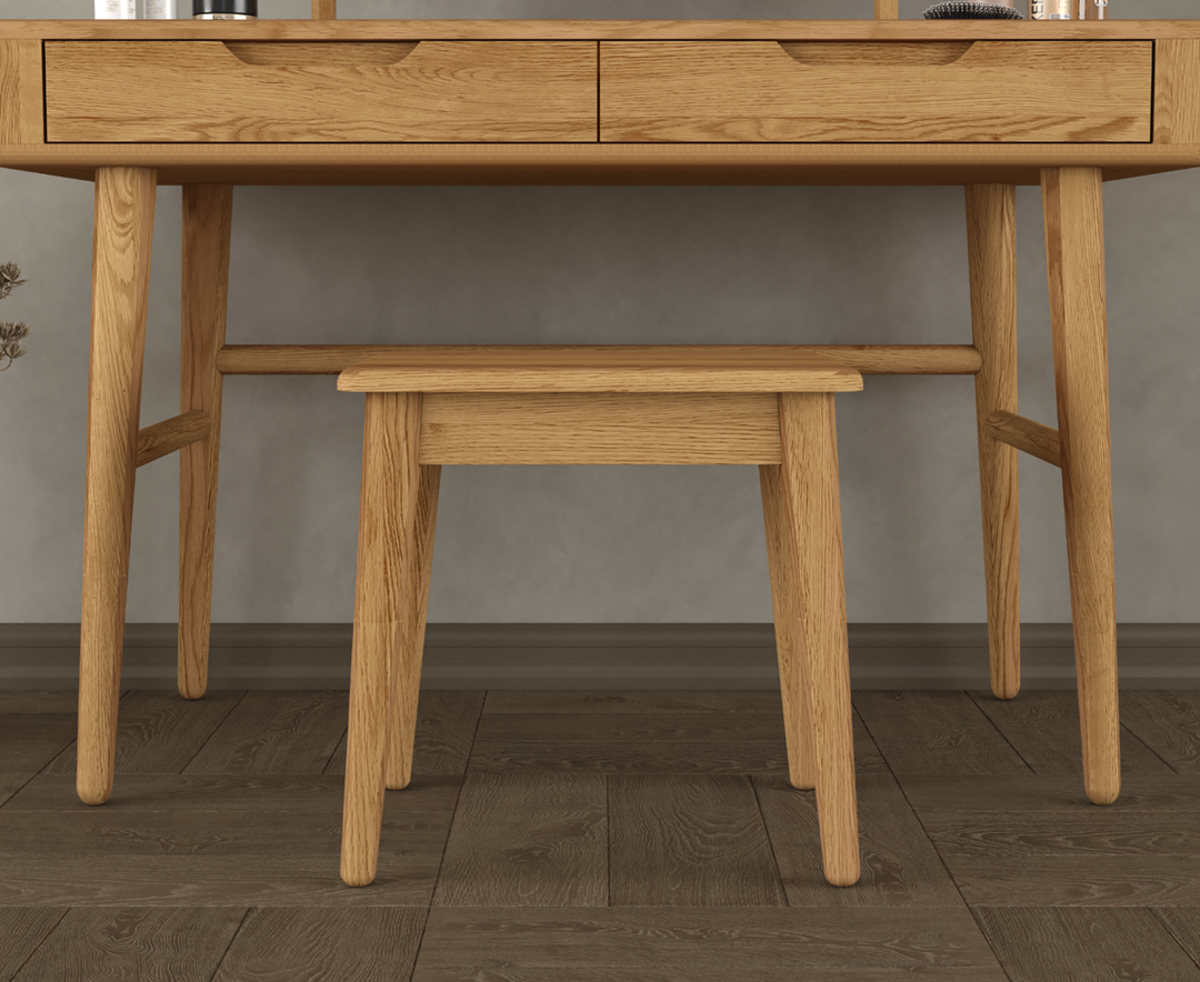 Rosa Solid Oak Dressing Table Stool