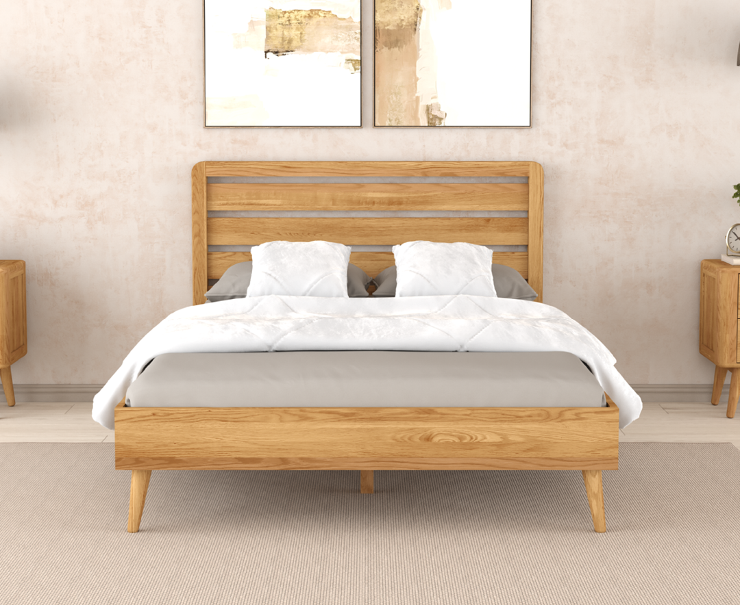 Rosa Solid Oak Double Bed