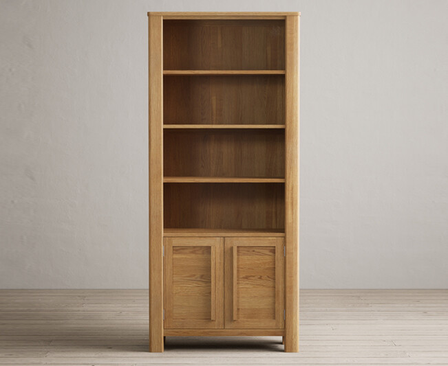 Eclipse Solid Oak Tall Bookcase