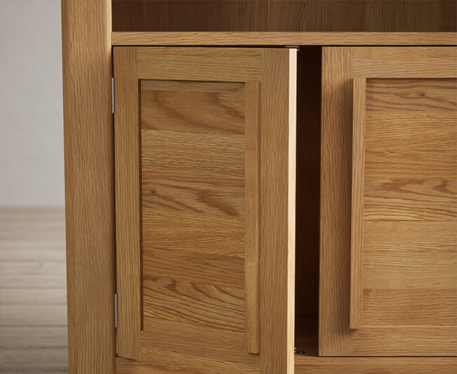 Photo 2 of Eclipse solid oak tall bookcase