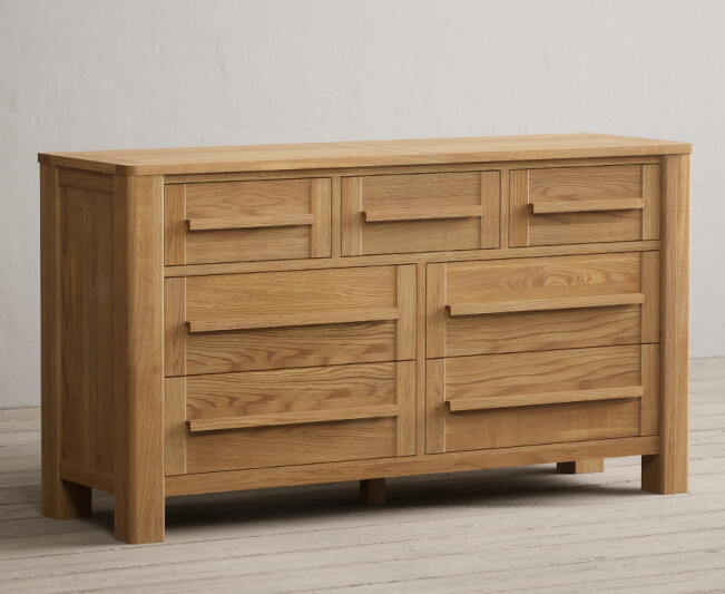 Photo 1 of Eclipse solid oak wide chest of drawers