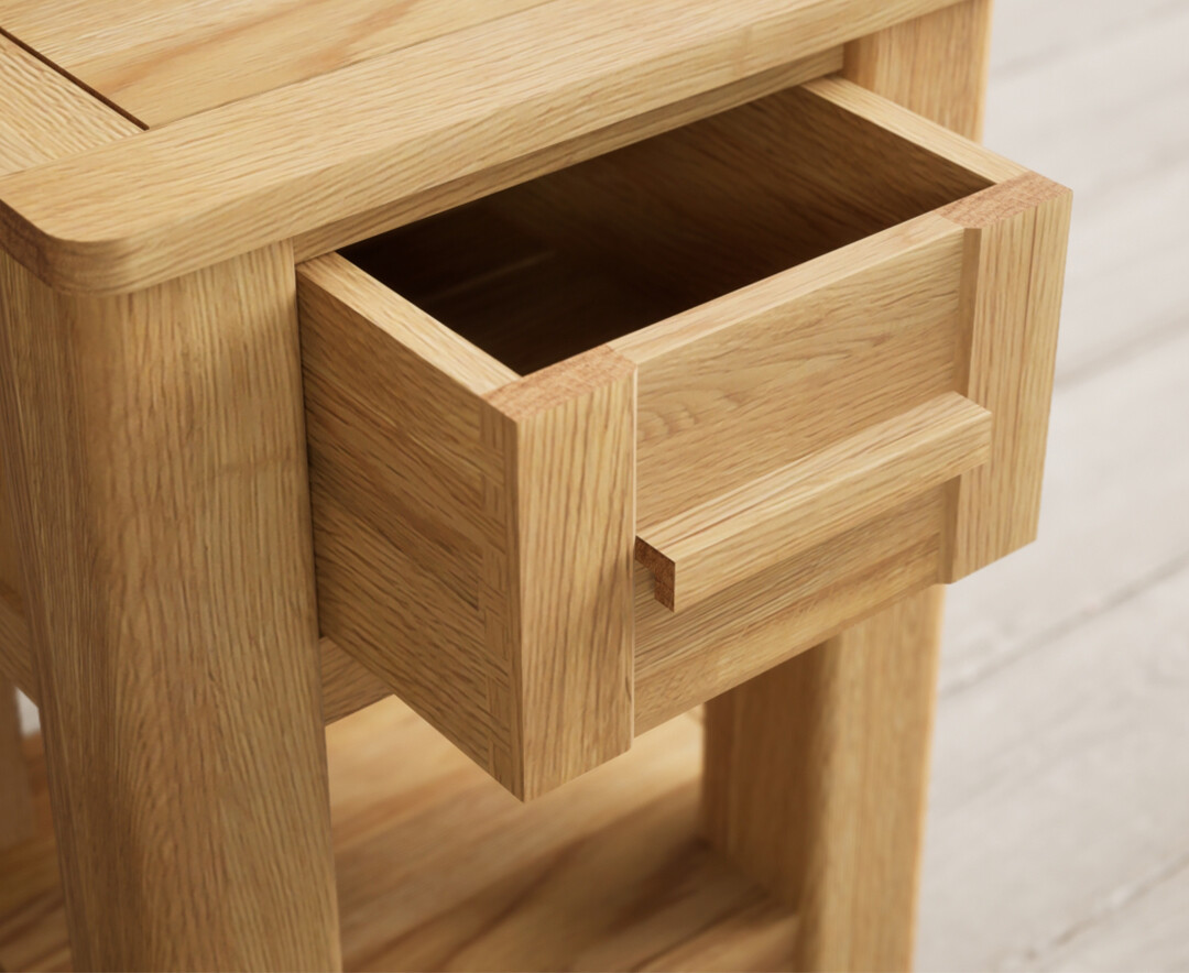 Photo 2 of Eclipse solid oak bedside table
