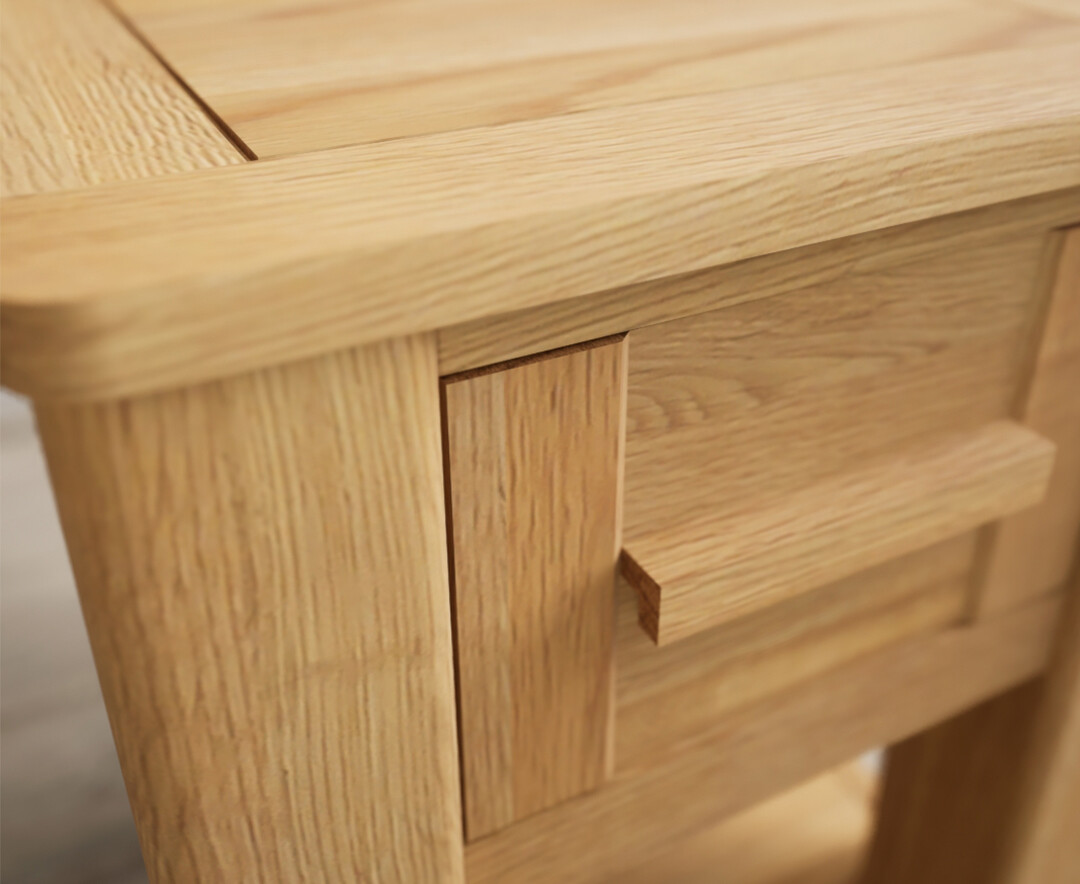 Photo 3 of Eclipse solid oak bedside table