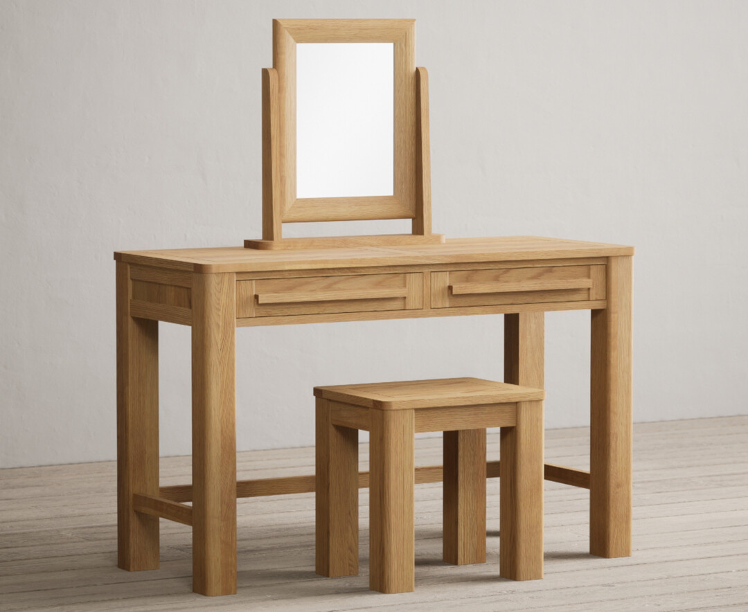 Photo 1 of Eclipse solid oak dressing table set