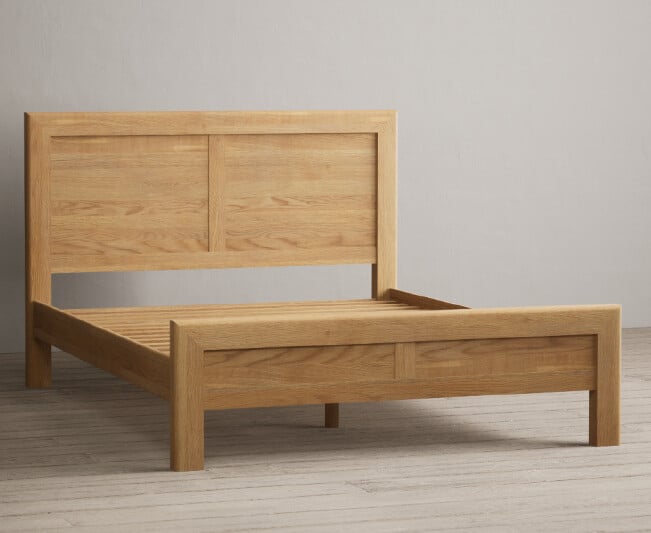 Eclipse Solid Oak Kingsize Bed