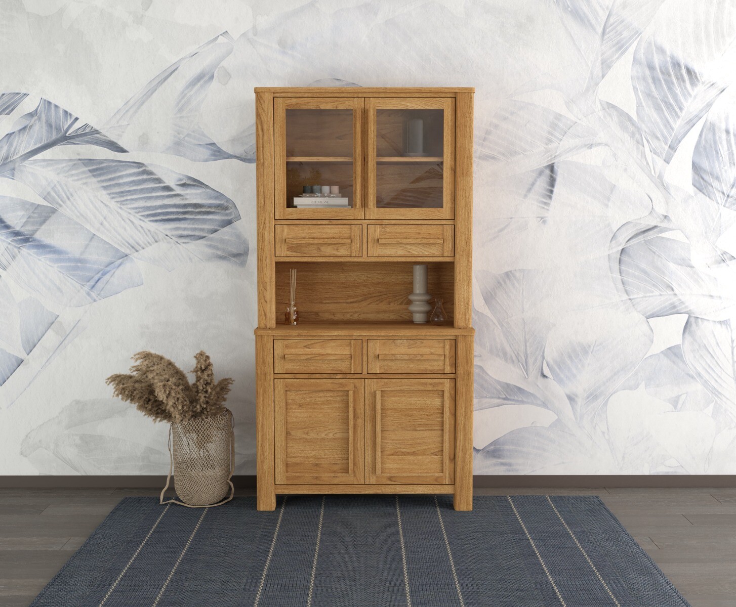 Product photograph of Eclipse Solid Oak Small Dresser from Oak Furniture Superstore