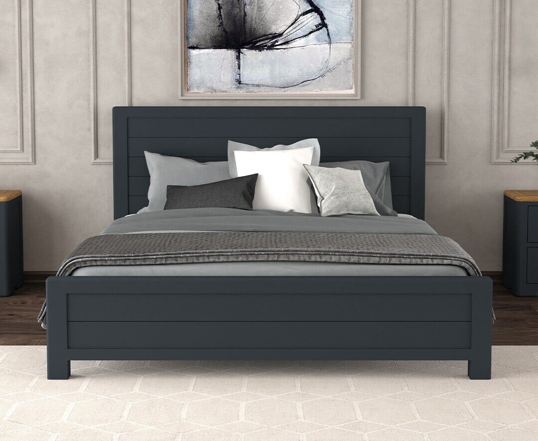 Pembridge Dark Blue Painted Super King Bed