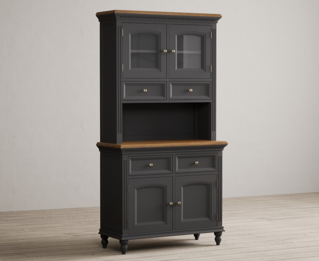 Photo 1 of Francis oak and charcoal grey painted small dresser