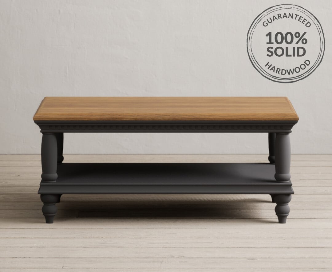 Charcoal grey shop end tables