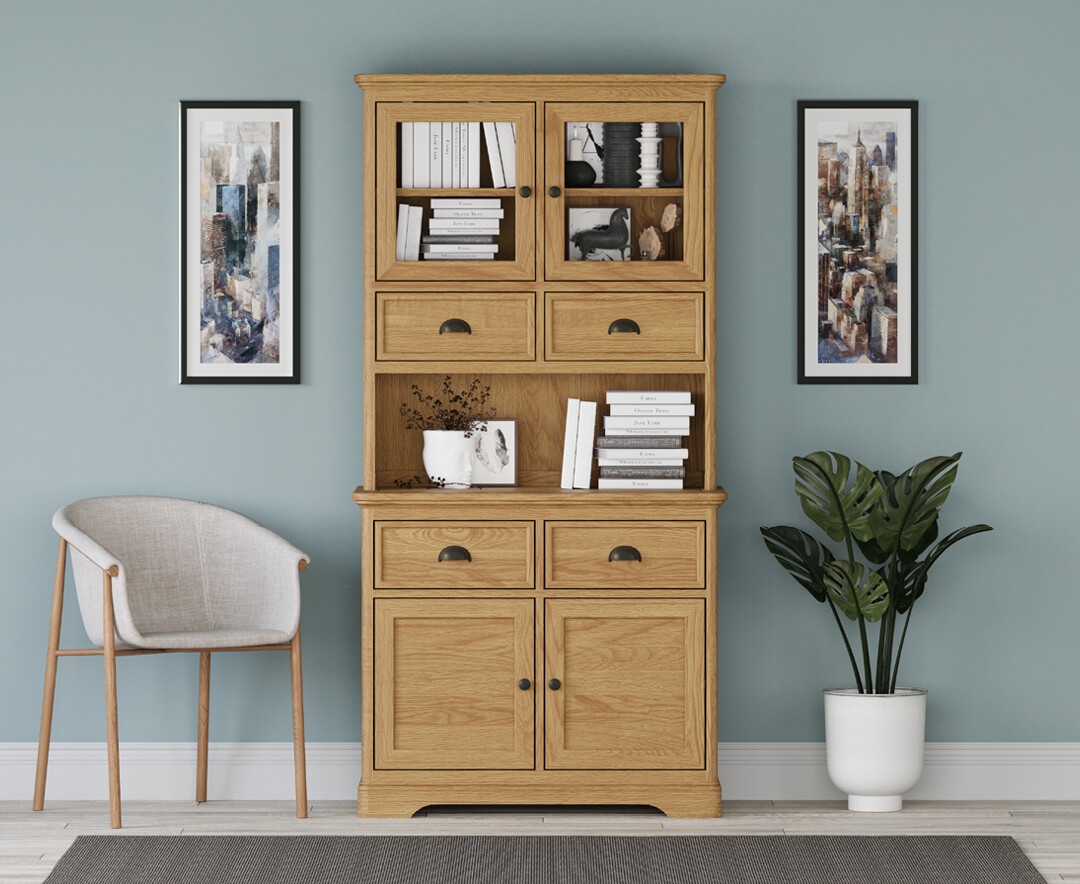 Product photograph of Cambridge Solid Oak Small Dresser from Oak Furniture Superstore