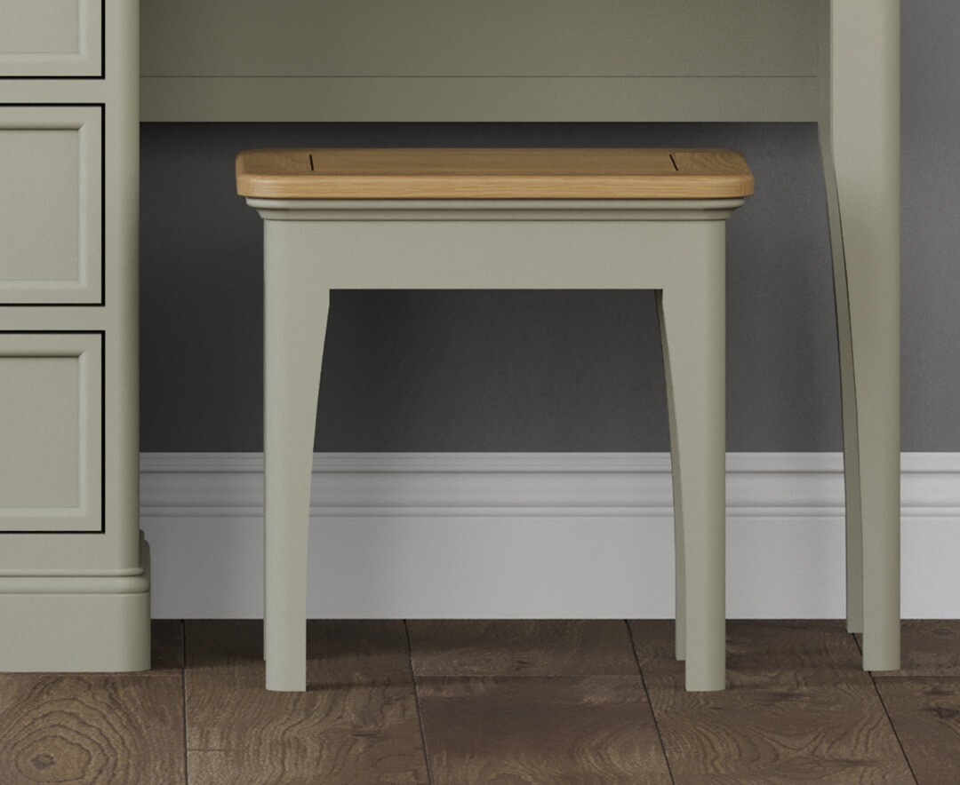 Brampton Soft Green Painted Dressing Stool
