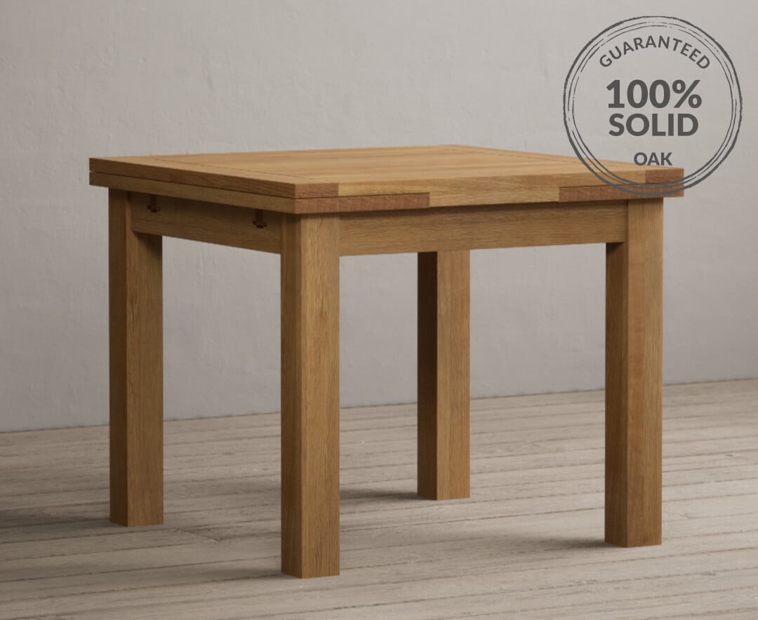90cm x 90cm extending dining hot sale table