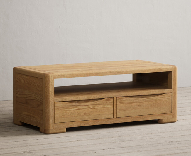 Photo 1 of Harper solid oak 4 drawer coffee table