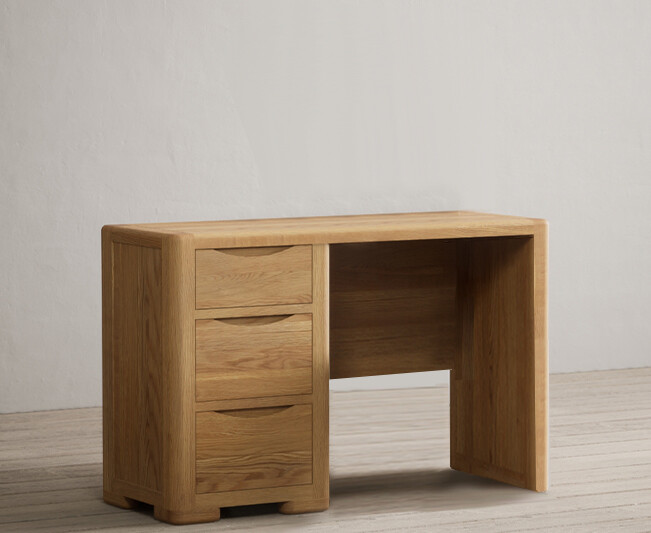 Photo 1 of Harper solid oak dressing table / compact desk