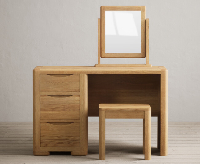 Harper Solid Oak Dressing Table Set