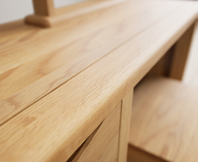 Photo 3 of Harper solid oak dressing table / compact desk