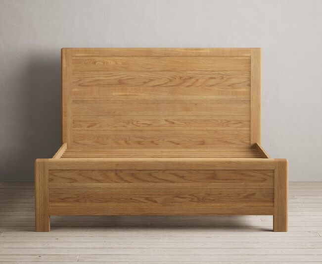 Product photograph of Harper Solid Oak Super King Bed from Oak Furniture Superstore.