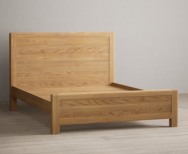 Harper Solid Oak Super King Bed