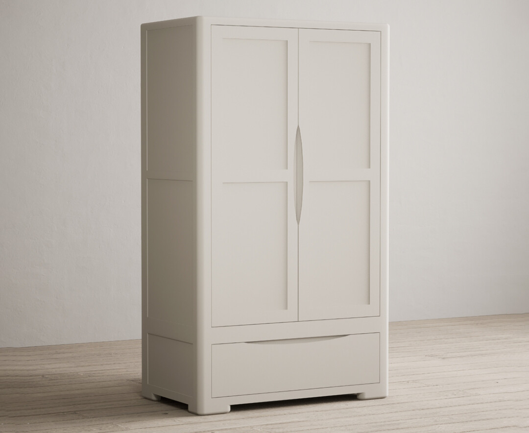 Photo 1 of Harper soft white painted double wardrobe