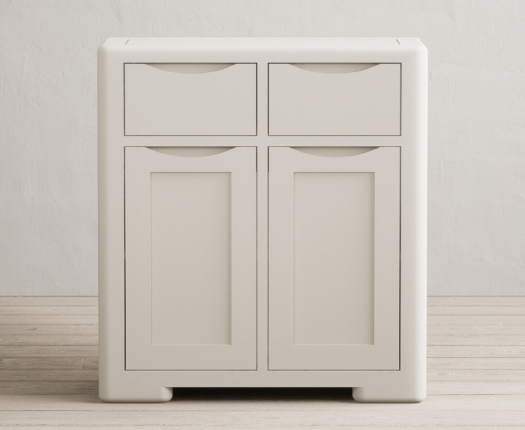 Product photograph of Harper Soft White Painted Hallway Sideboard from Oak Furniture Superstore