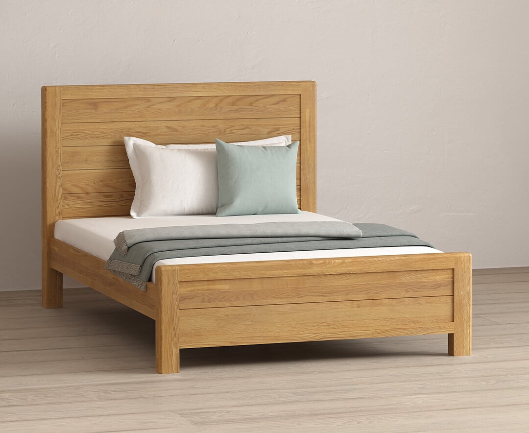 Harper Solid Oak Double Bed