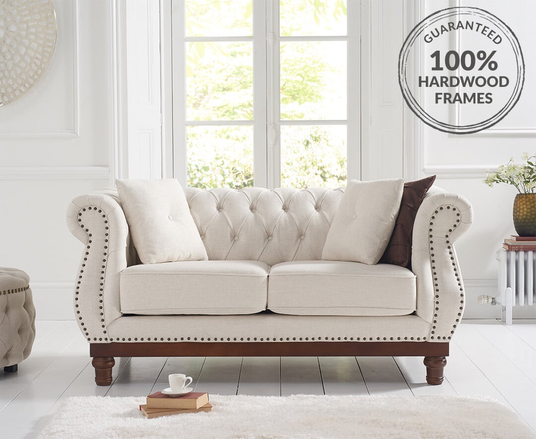 Ivory sofa discount and loveseat
