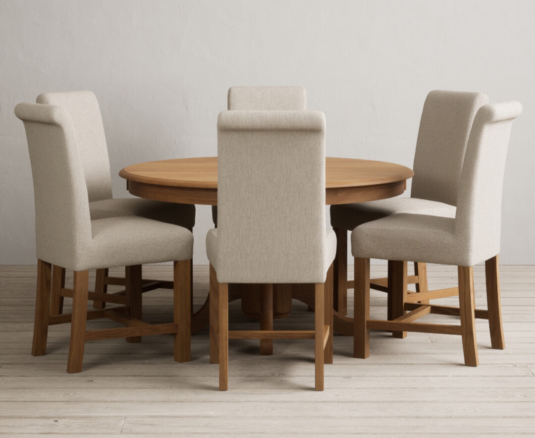 Product photograph of Hertford 120cm Fixed Top Solid Oak Dining Table With 4 Charcoal Grey Scroll Back Chairs from Oak Furniture Superstore