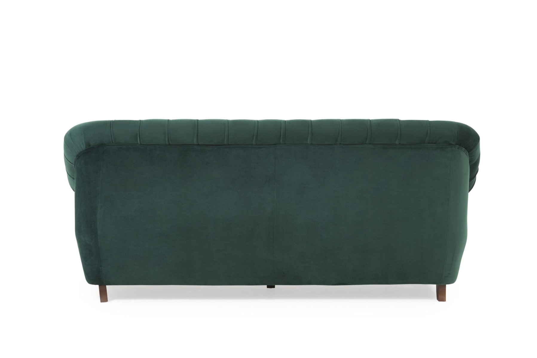 Photo 2 of Eva chesterfield green velvet three-seater sofa