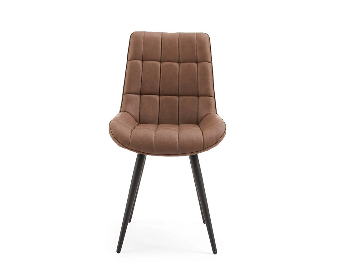 Product photograph of Brown Larson Chairs from Oak Furniture Superstore