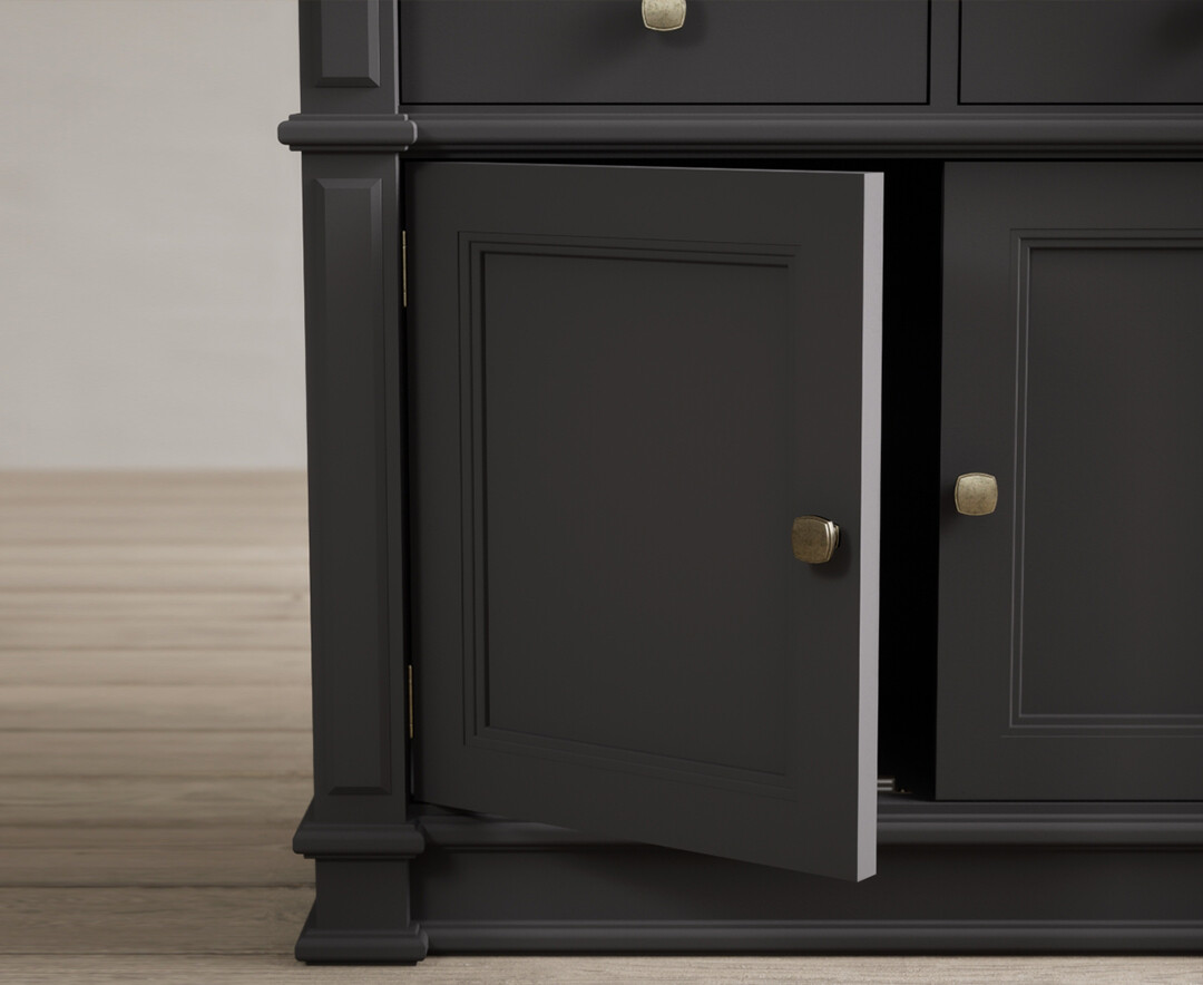 Photo 3 of Lawson oak and charcoal grey painted small sideboard
