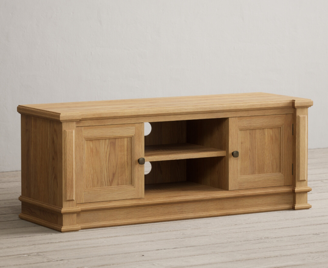 Photo 1 of Lawson solid oak large tv cabinet