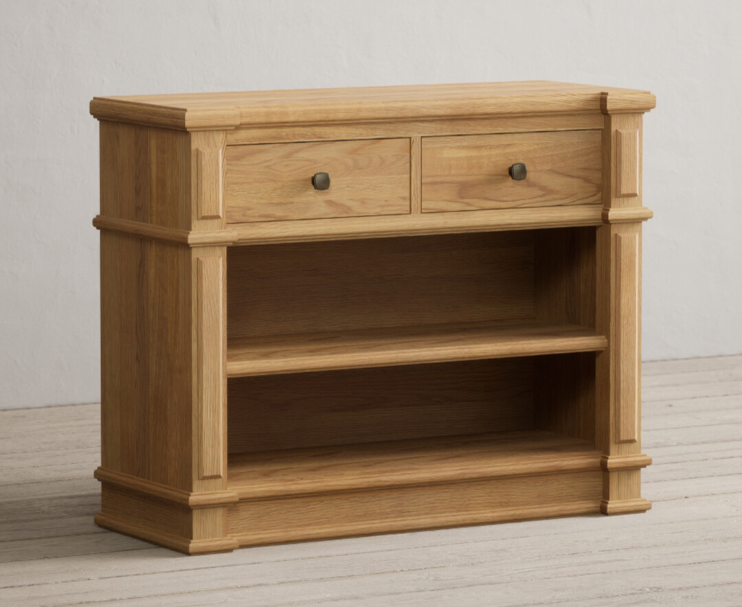 Photo 1 of Lawson solid oak console table