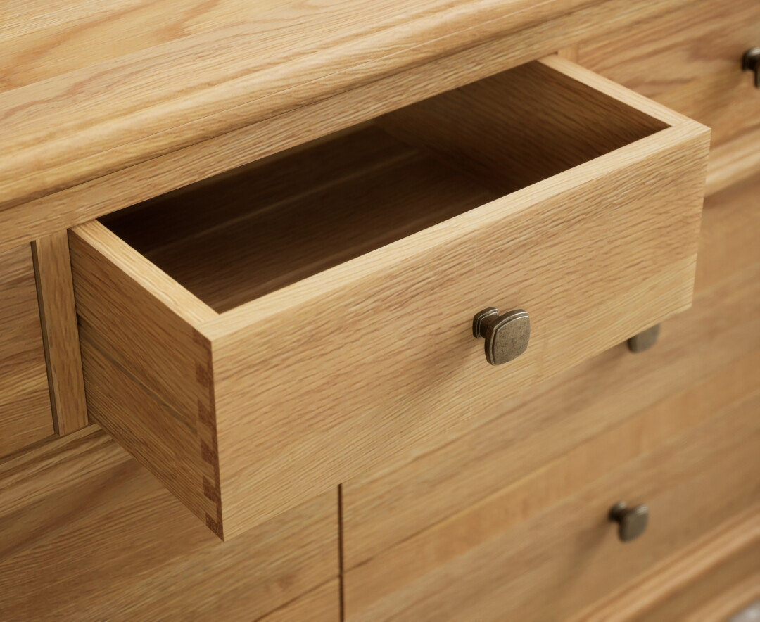 Photo 2 of Lawson solid oak wide chest of drawers