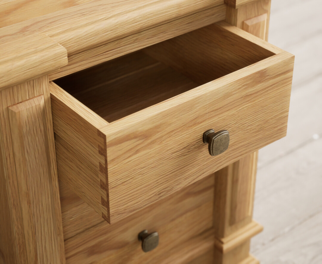 Photo 2 of Lawson solid oak 3 drawer bedside chest