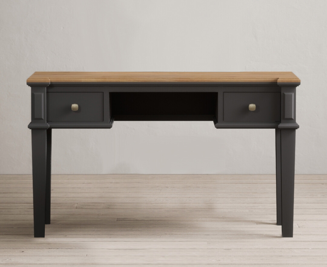 Lawson Oak And Charcoal Grey Painted Dressing Table