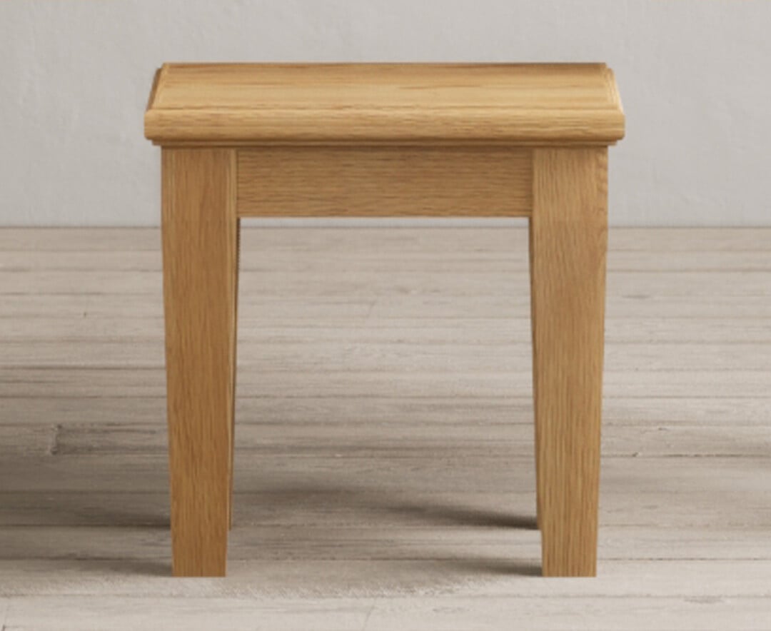 Lawson Solid Oak Dressing Table Stool