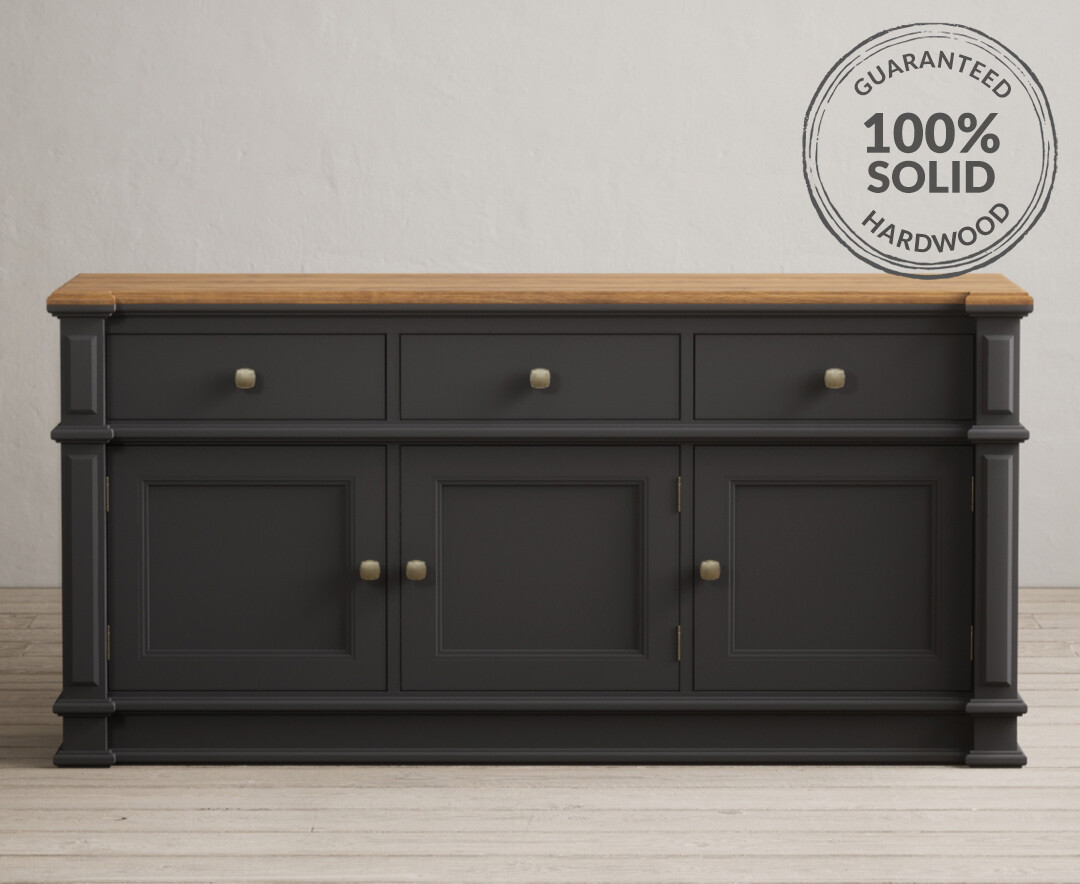 Large dark grey sideboard sale